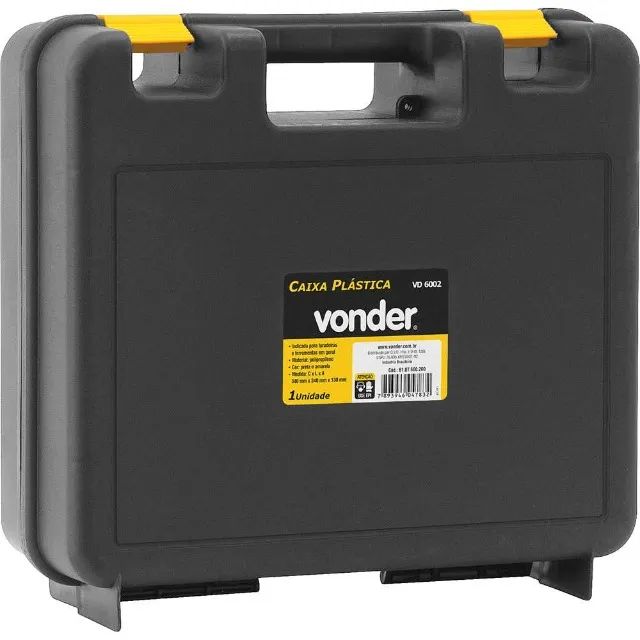 Caixa plástica para ferramentas vonder vd602