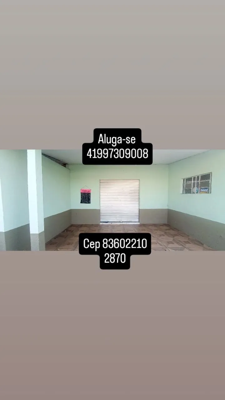 Aluga-se sala comercial 30 metros