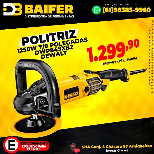 Politriz 1250w 7/9 Polegadas Dwp849xb2 Dewalt