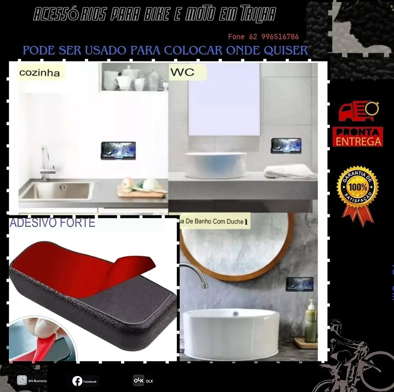 Suporte de celular para veículos  - Foto 3