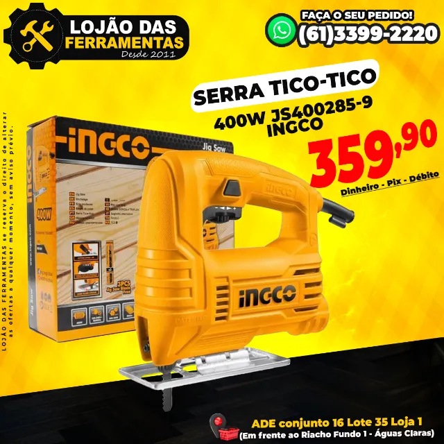 Serra Tico-Tico 400w JS400285-9 Ingco