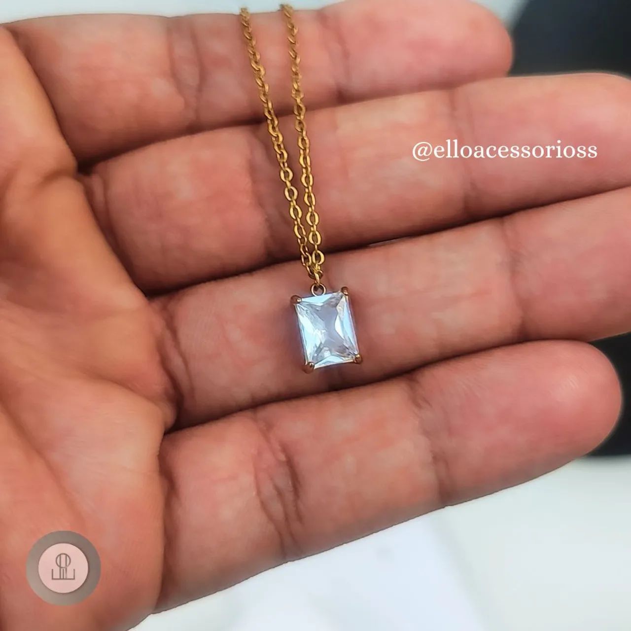 Colar Feminino Com pedra  - Foto 3