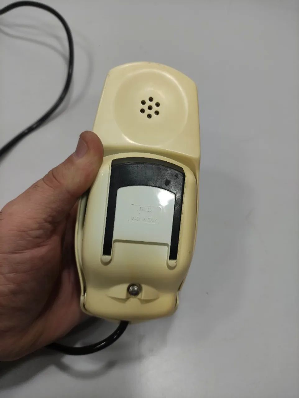 *LEIA*Telefone Mesa Disco Grillo Italy Antigo Original  St2 Branco (Usado) - Foto 5