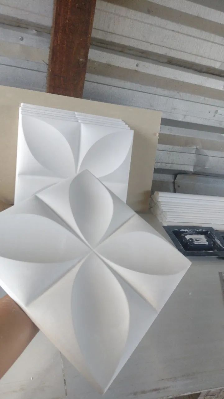 Placas Gesso 3D - Transforme sua parede em Obra de Arte! - Foto 5
