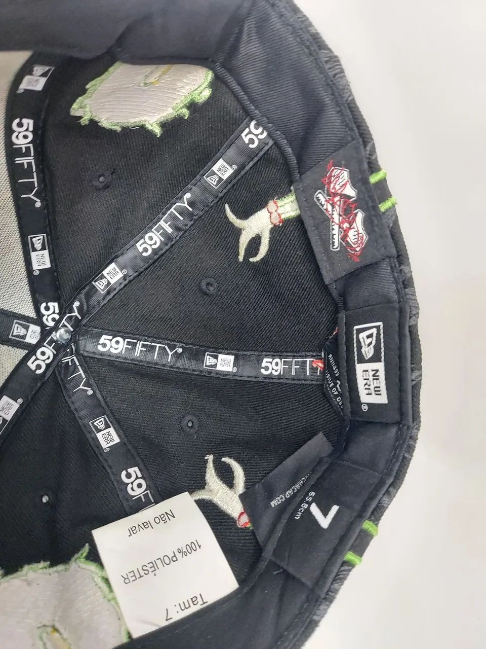 Boné New era - Dragon- 59fifty - Aba reta - Foto 5