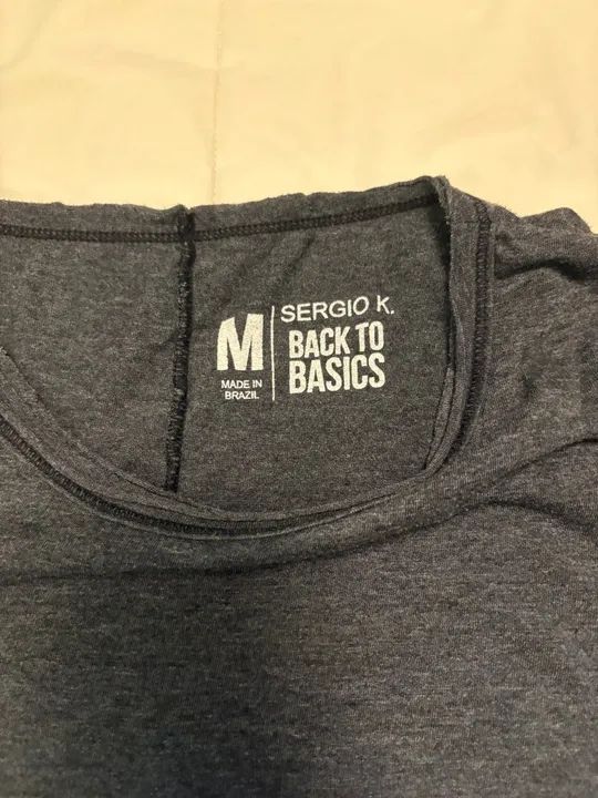 Camiseta Sérgio K degrade cinza M - Foto 2