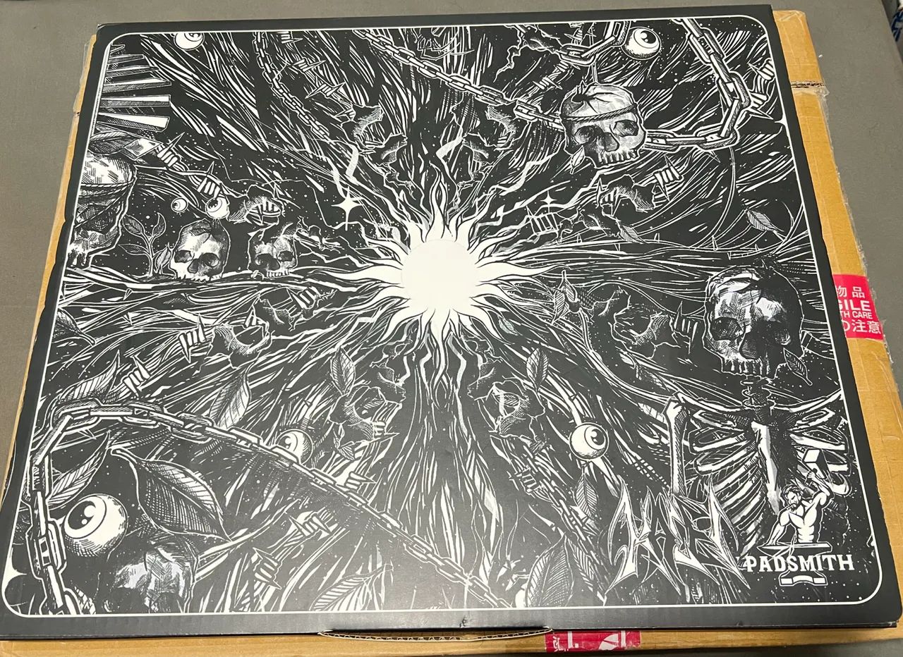 Mousepad de Vidro Padsmith Dark Chaos Kalei Edition - Periféricos