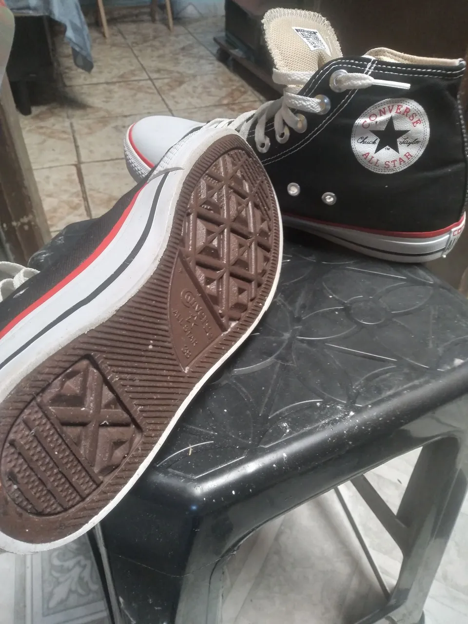 Converse All Star Preto e Branco