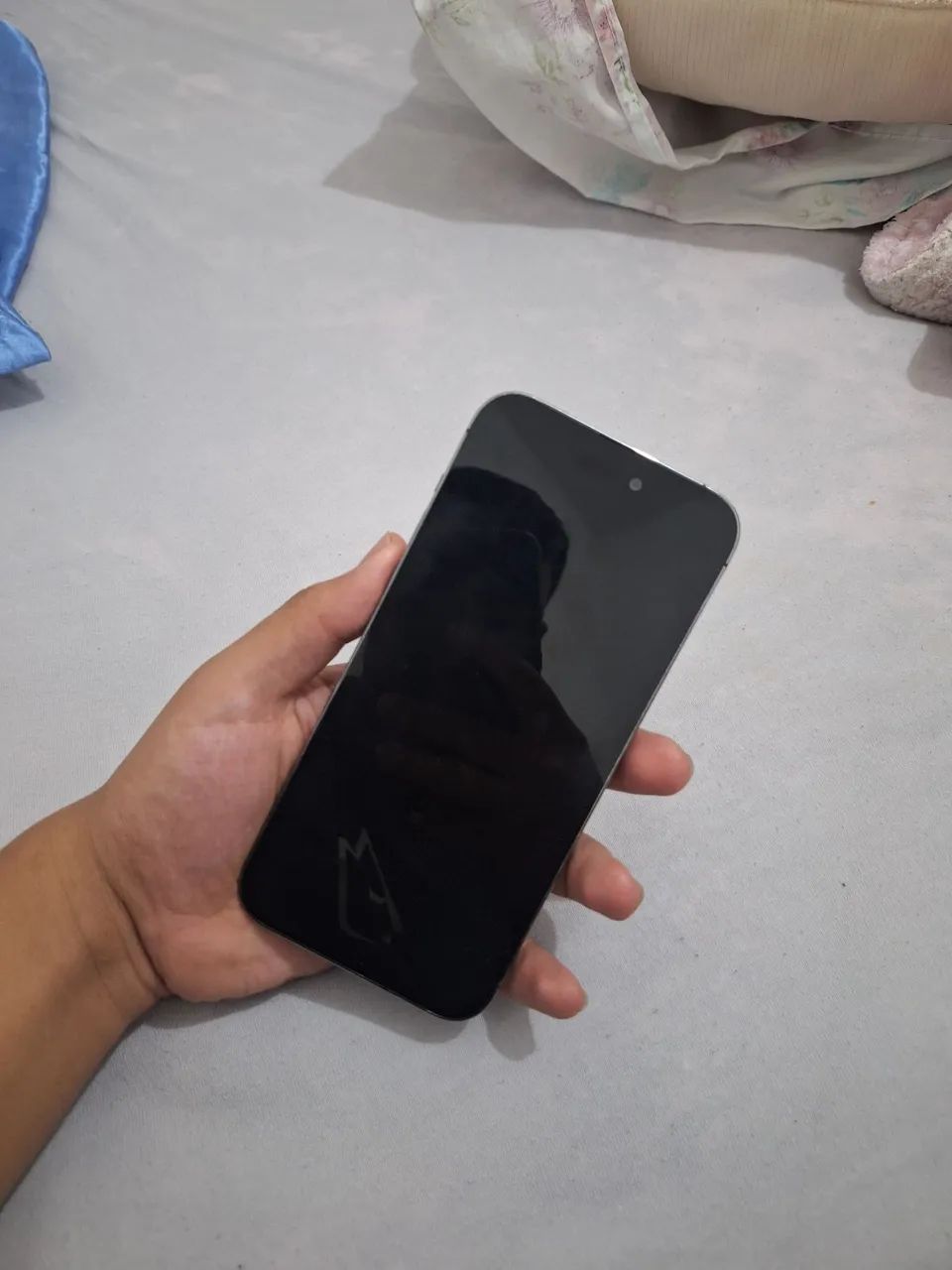 Iphone 14 pro max 512gb,com tela verde - Foto 2
