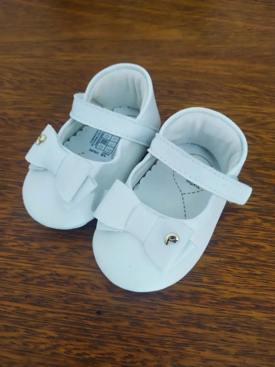 Sapatinho Infantil Branco - Tamanho 15
