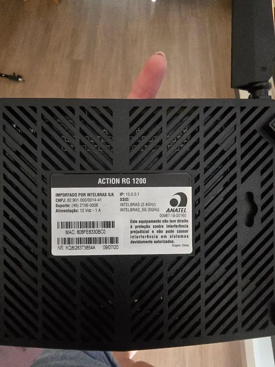 Roteador Action RG1200 Intelbras - Foto 3