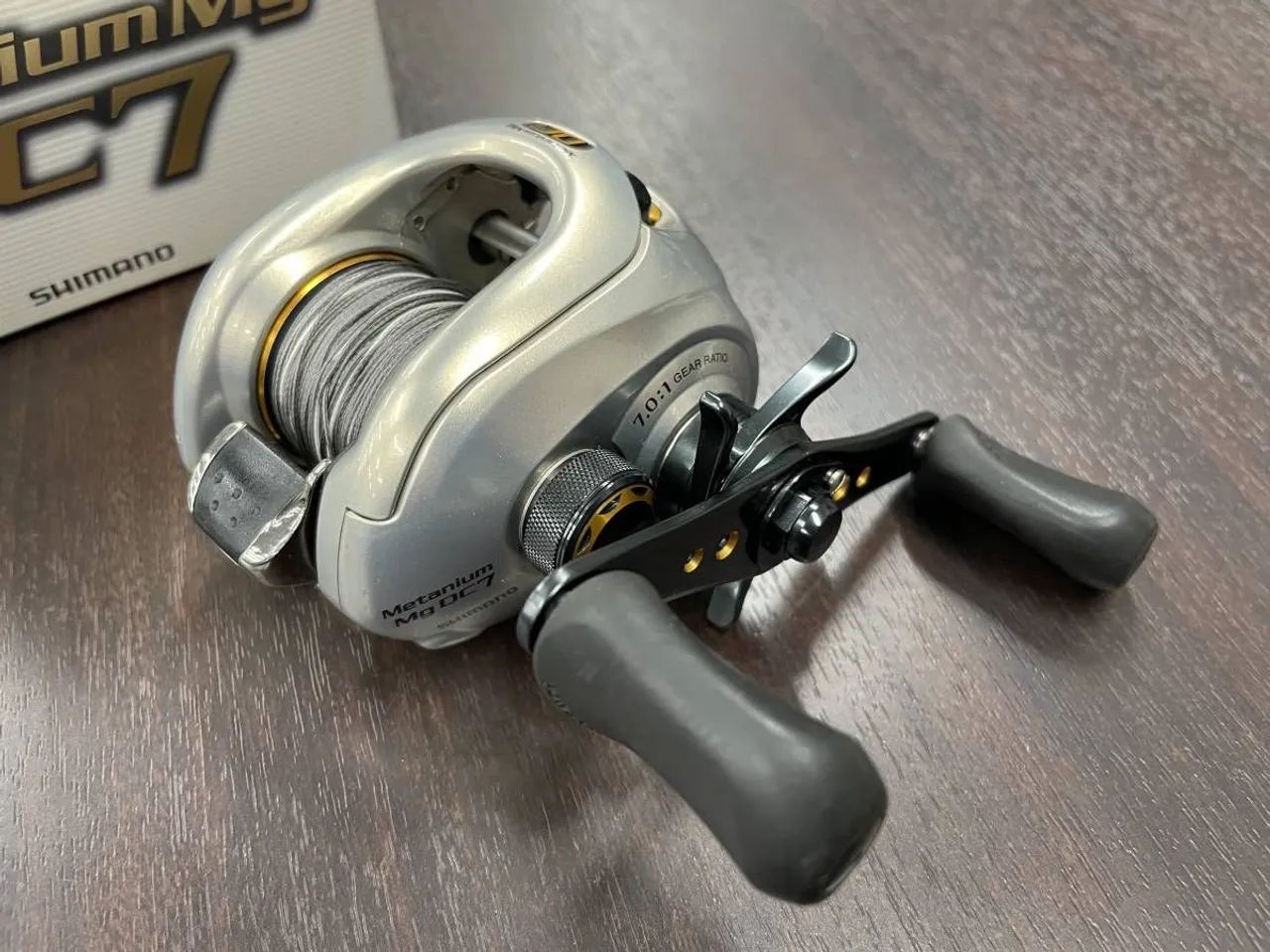 Carretilha Shimano Metanium MG Dc7 Completa - Foto 2