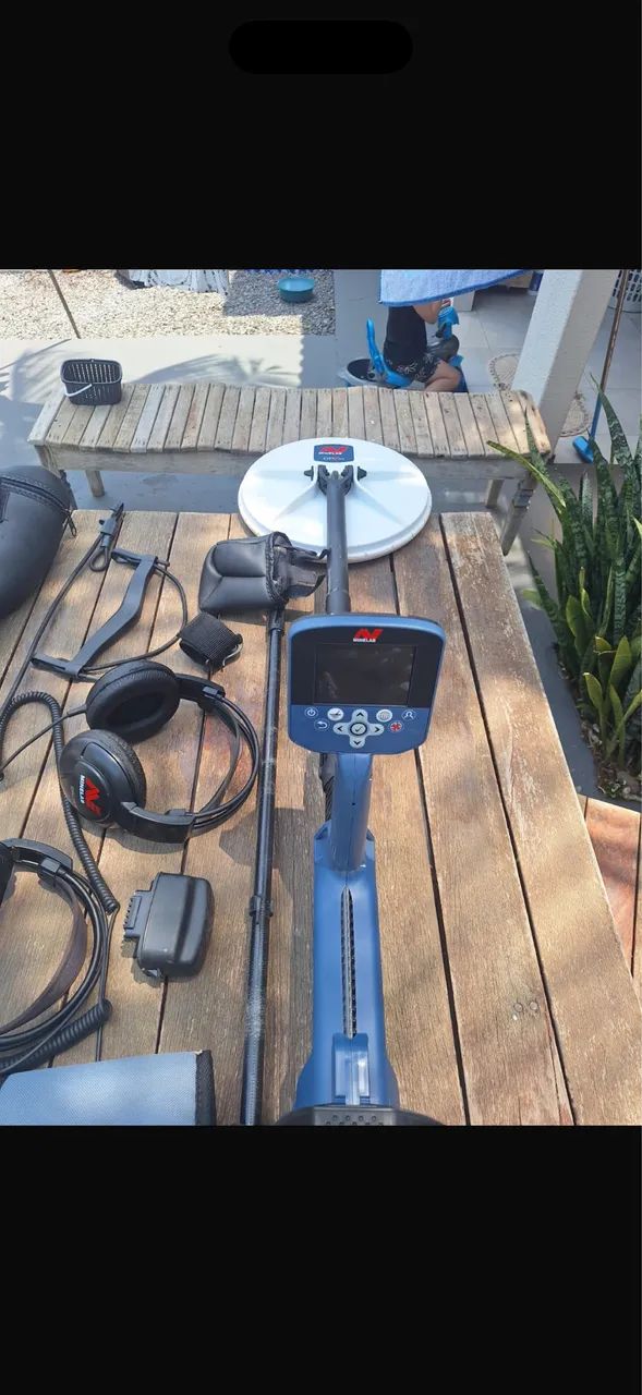 Detector de ouro metais GPZ 7000 minelab  oportunidade 