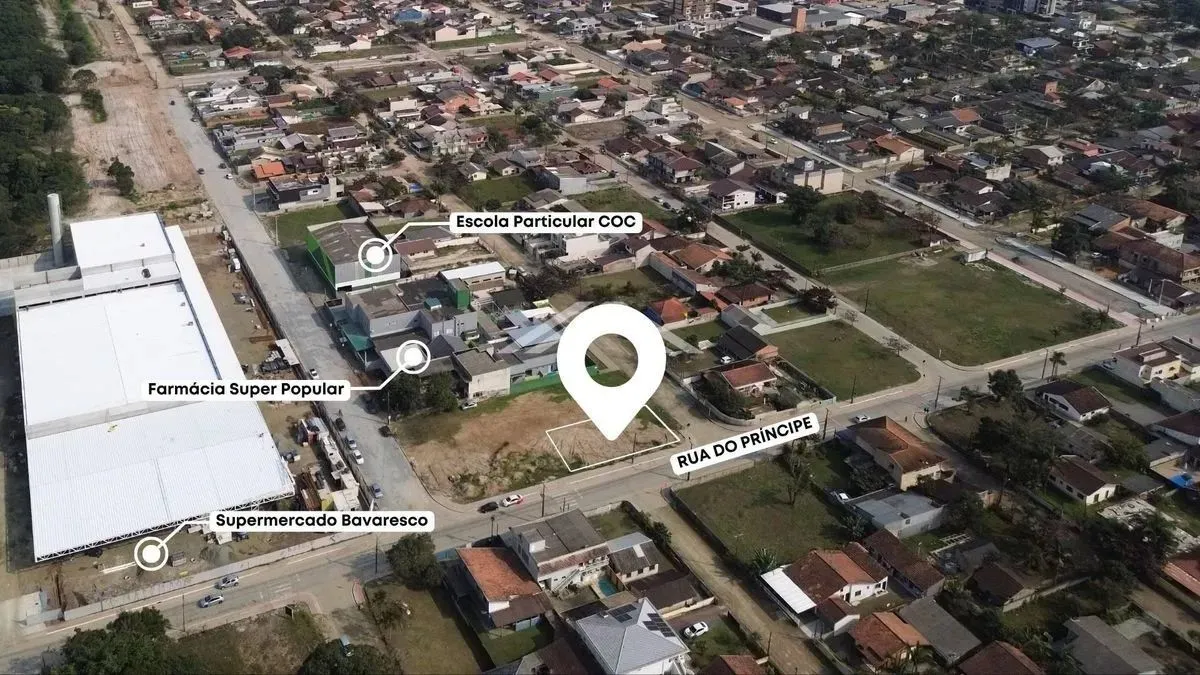 Terreno para locação por R$ 1.900,00, localizado no Residencial Príncipe - Itapoá SC