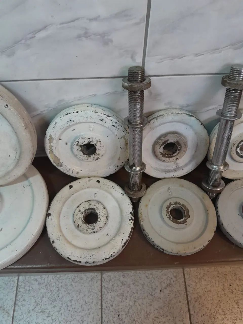 Kit de Halteres Completo - Academia em Casa - Foto 3
