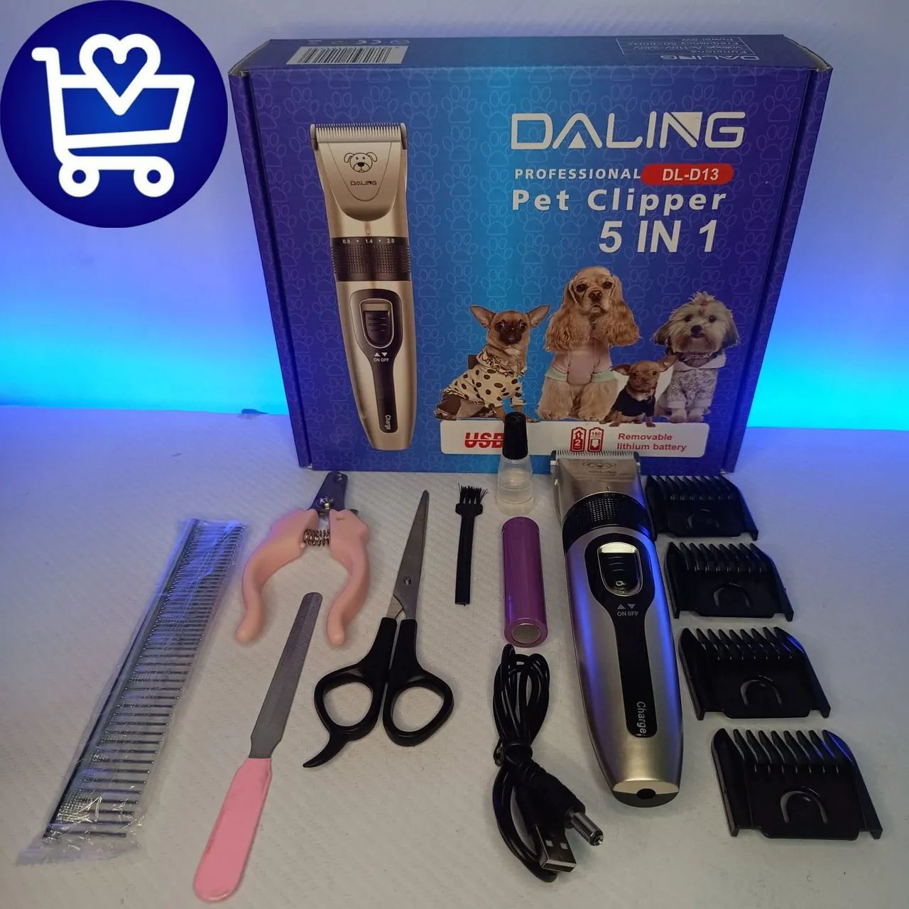 Máquina de tosar completa (entrega grátis) - Foto 3