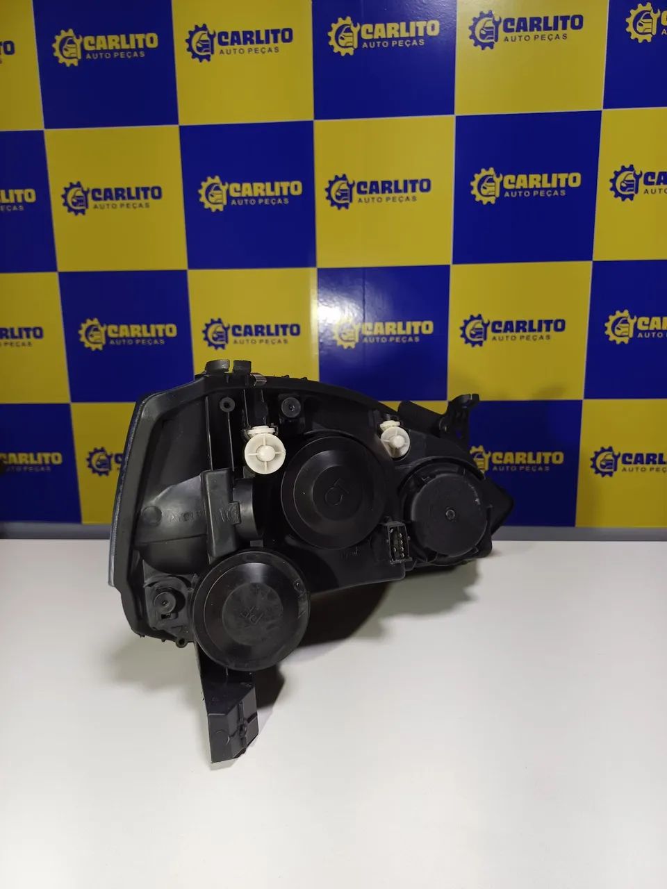 Farol GM Montana/Corsa2 03/11 Cromado ou Máscara negra L/D L/E - Foto 3