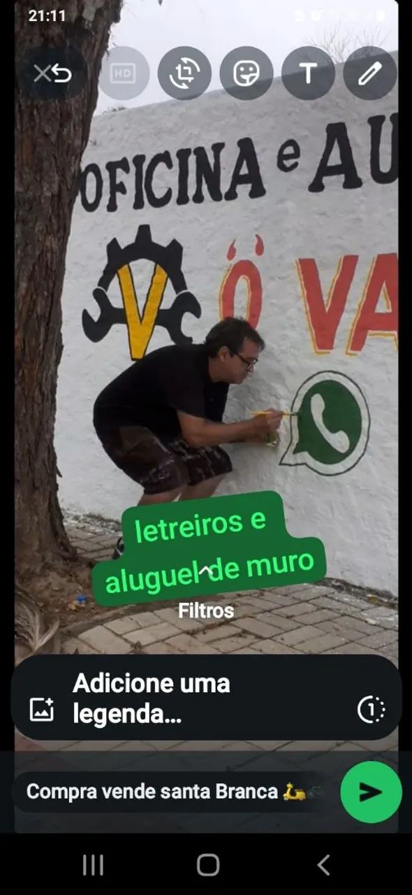 Letreiros e grafite
