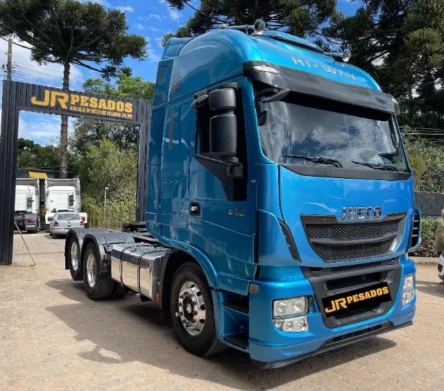 iveco stralis 440 hi-way 6x2 automático completo 2018