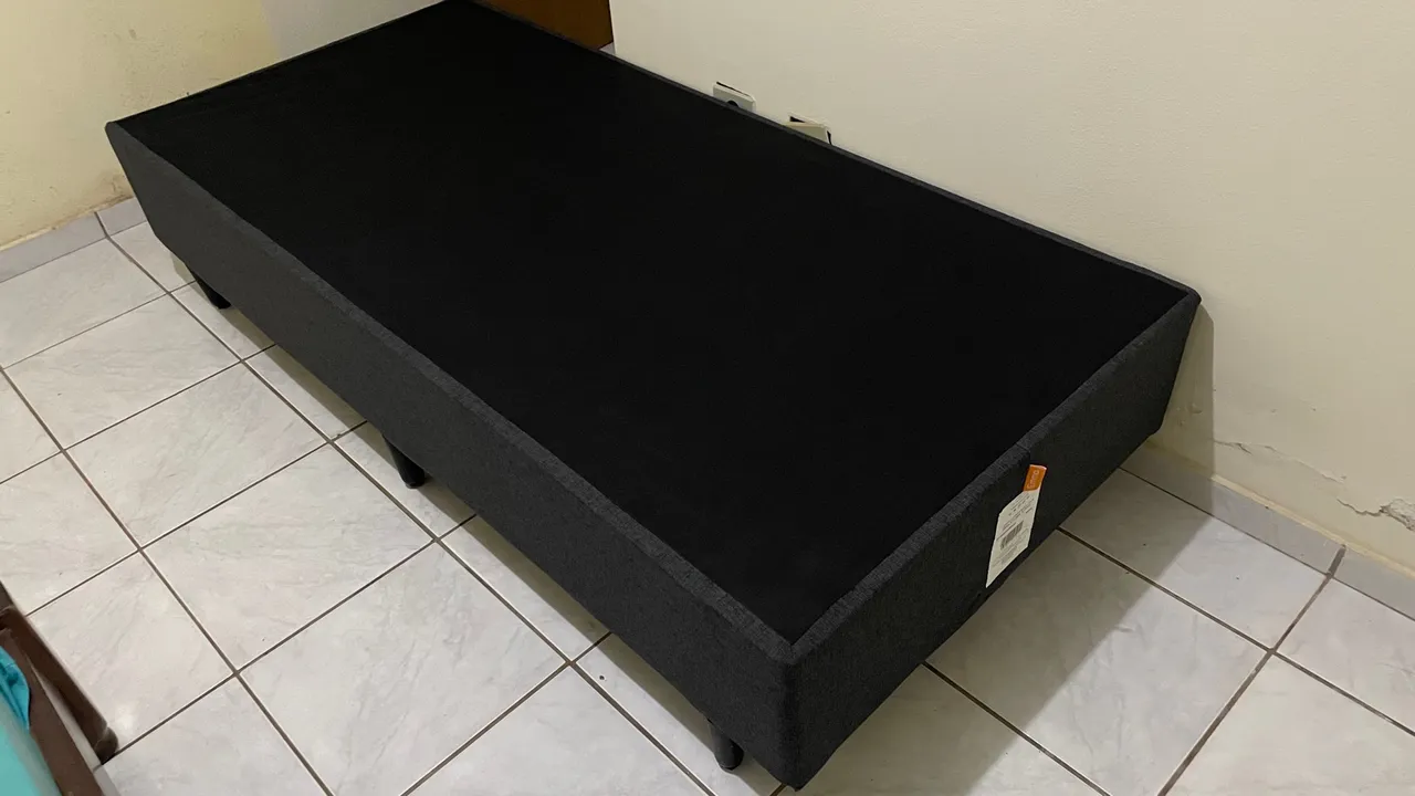 Base Box Solteiro Estofada