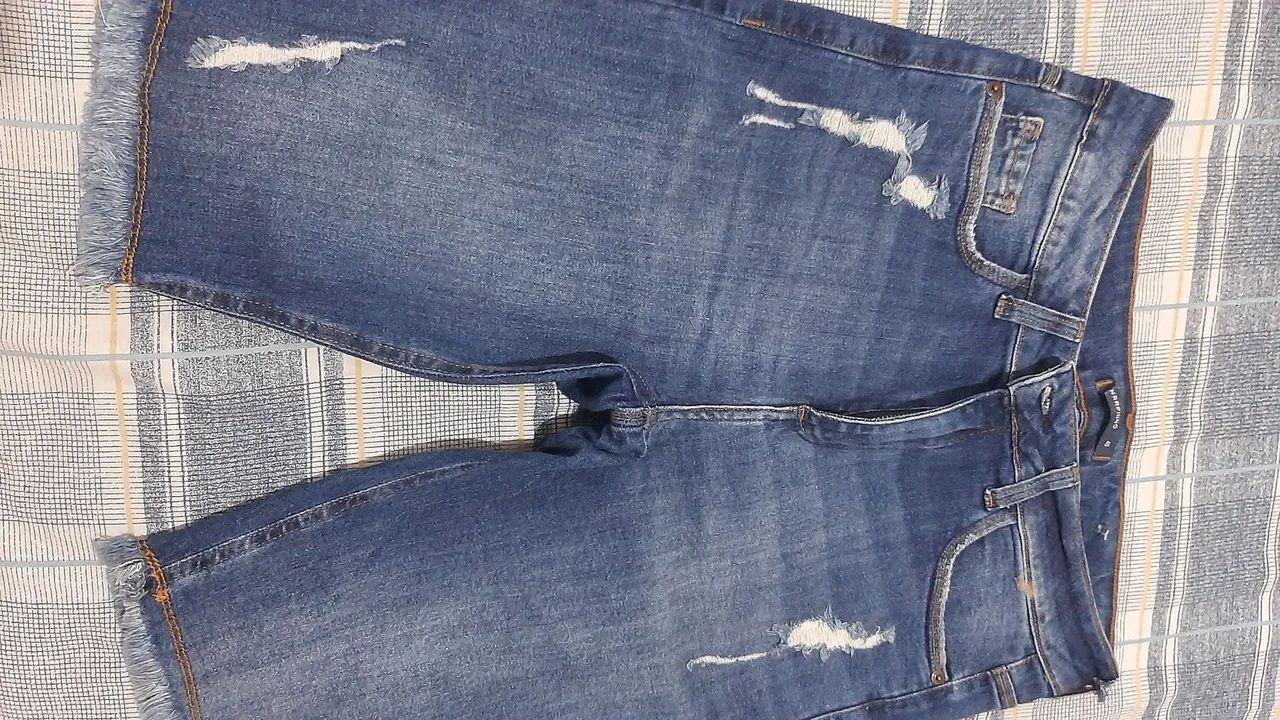  Bermuda Jeans feminina Marfinno número 40
