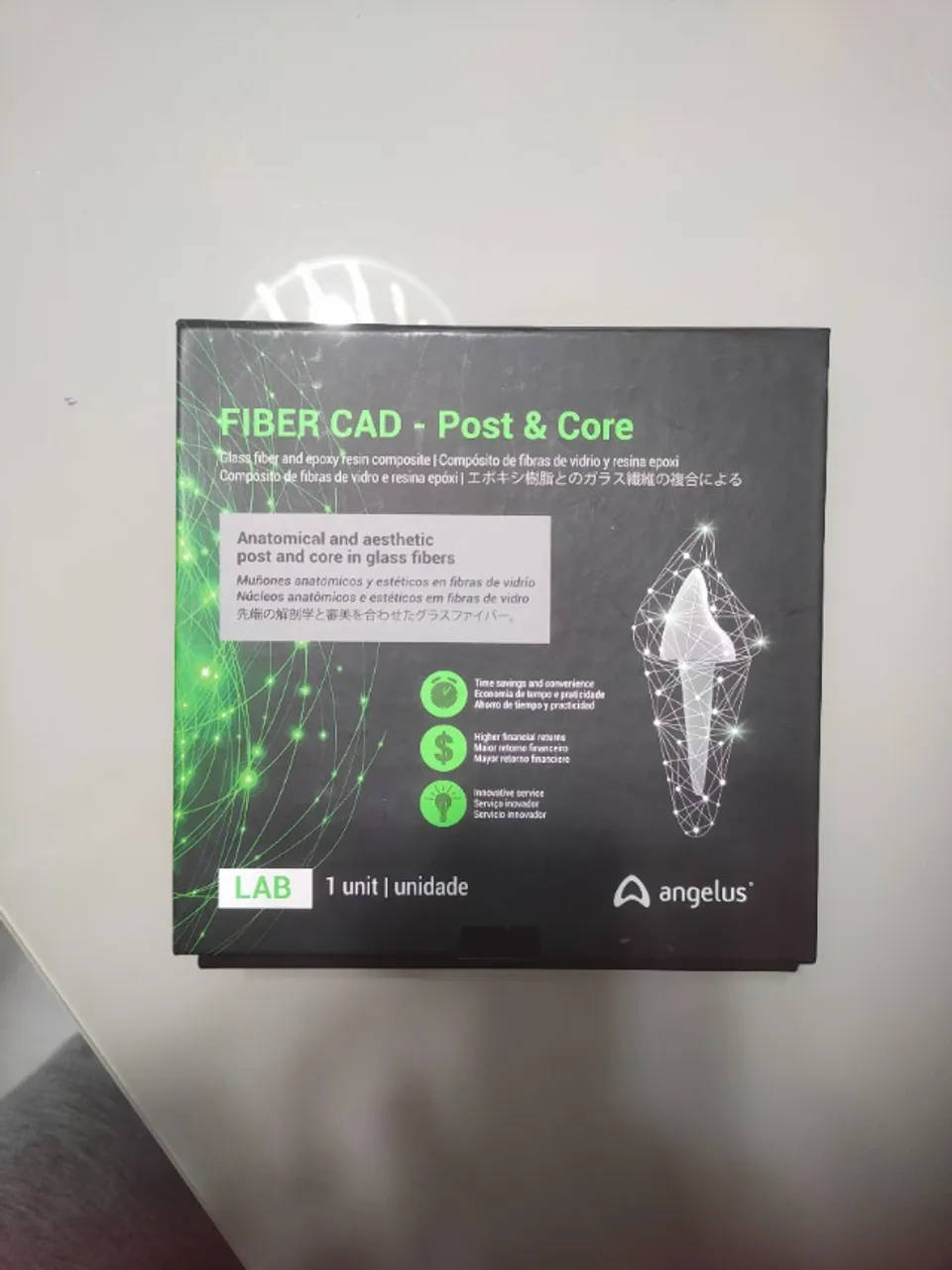 Bloco Para CAD/CAM Fiber Cad Post e Core Lab - Angelus