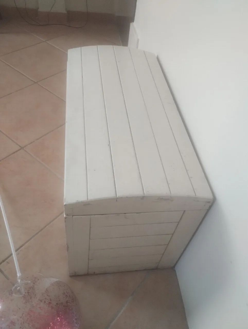 Baú de Madeira Branco - Ideal para Organização! - Foto 4