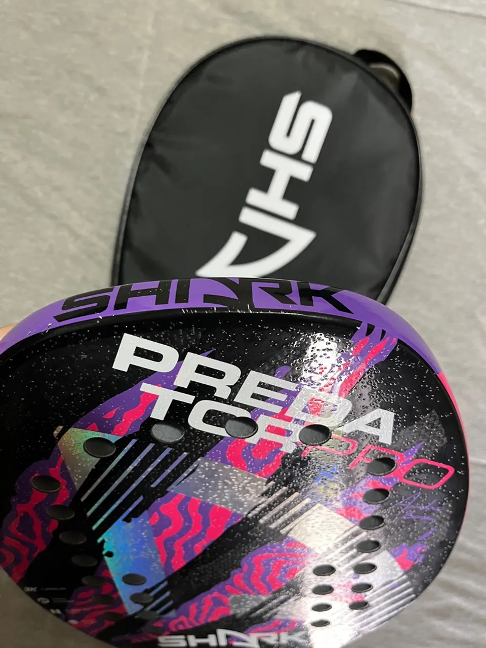 Raquete de Beach Tennis Shark Predator Touch 500 22mm