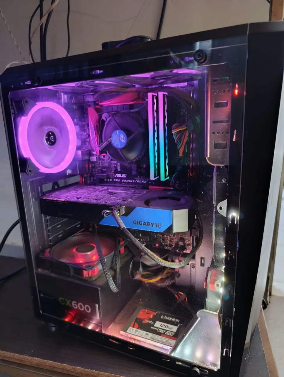 PC Gamer com LED RGB - Gigabyte e ASUS