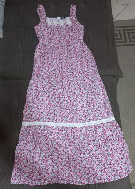 Vestido Floral Longo