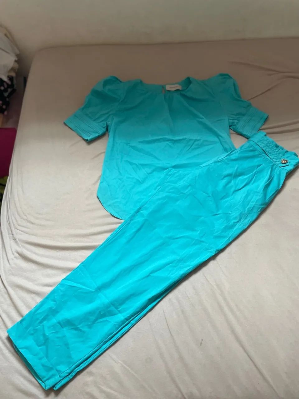 Macacão azul turquesa - Foto 3