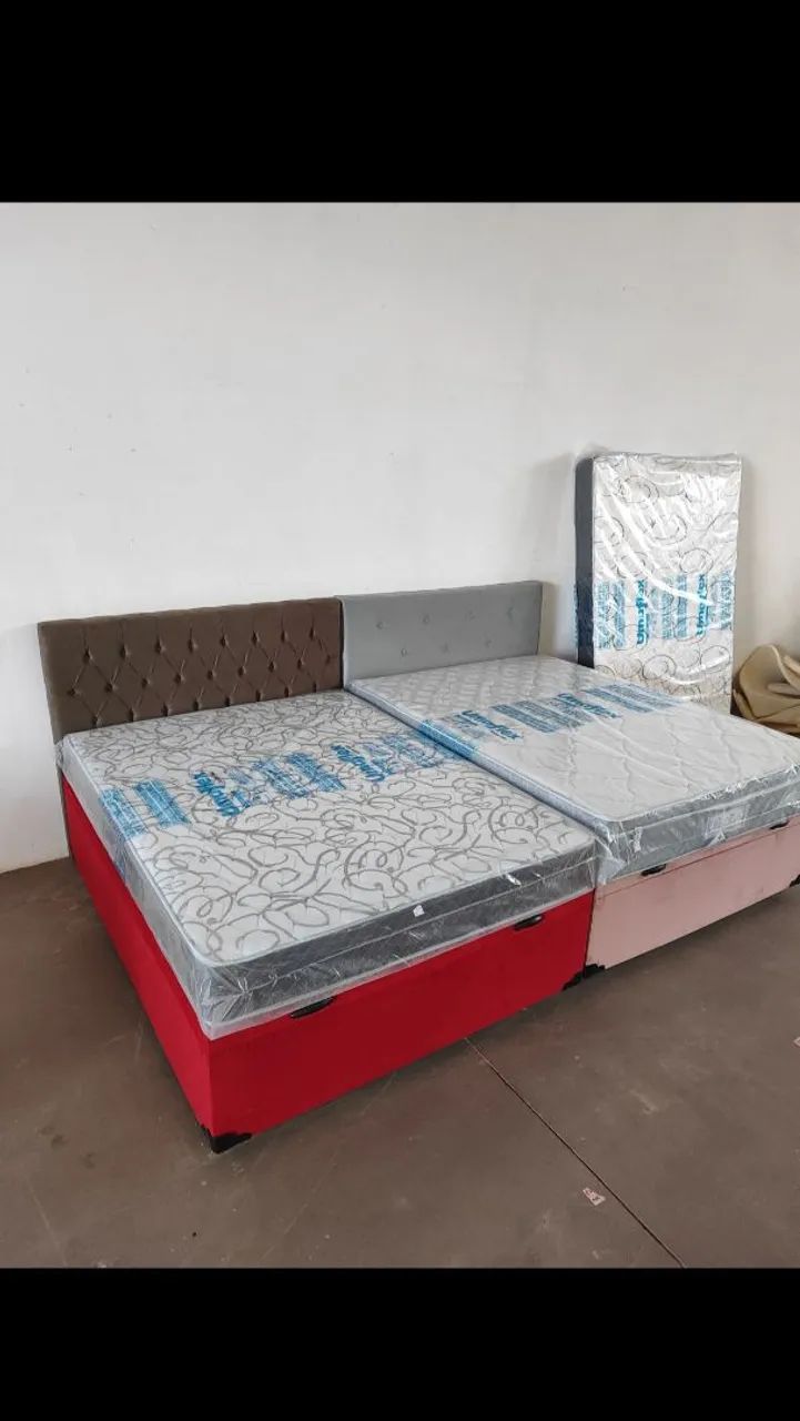 2 Bases Box de Cama com Baú - Foto 2
