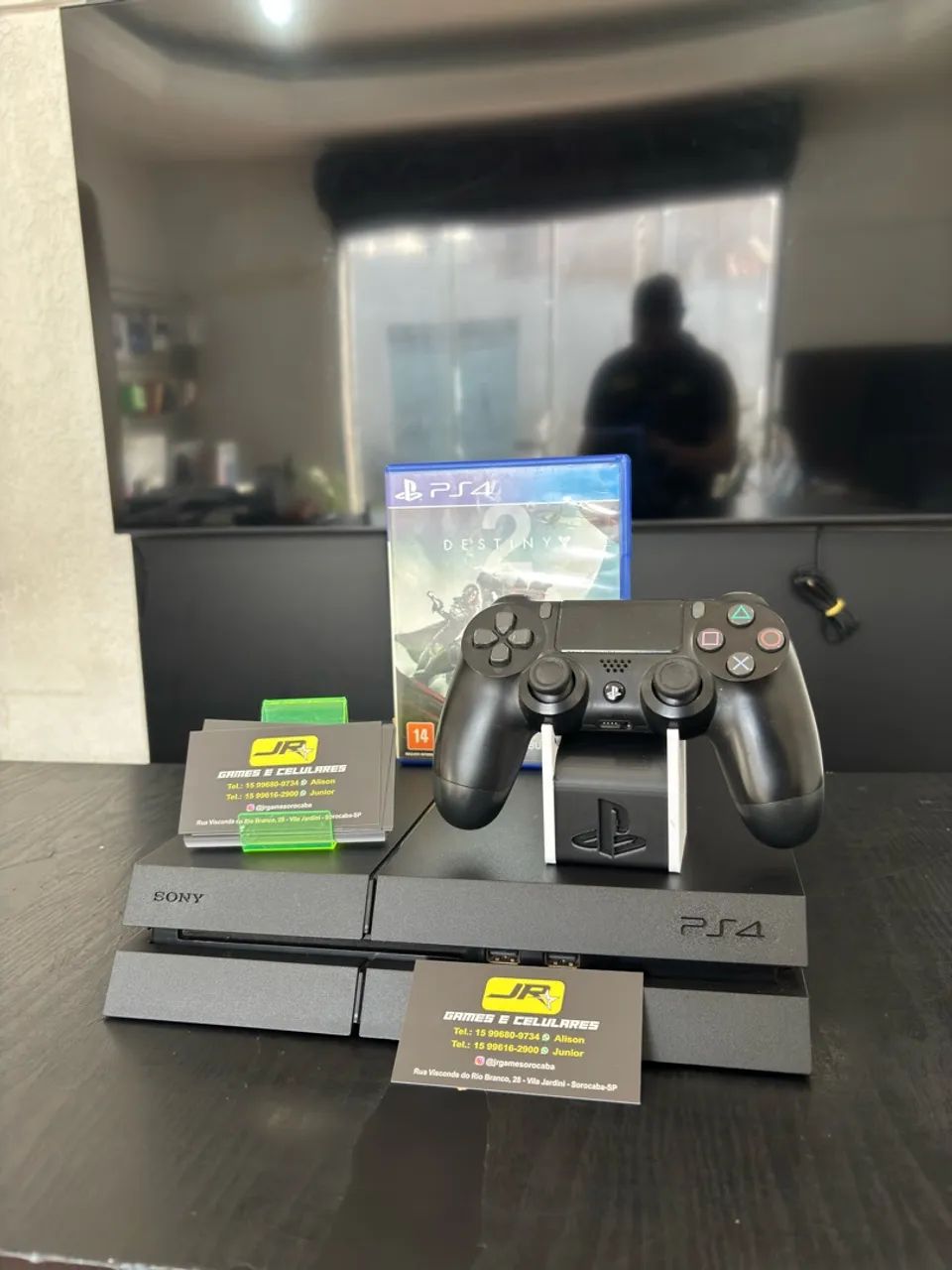 Playstation 4 (PS4) com Jogo + garantia aceito cartão 