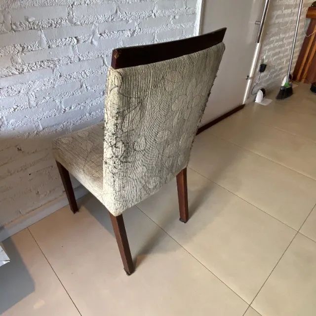 C352 Cadeira para reforma de estofado e madeira sala jantar  - Foto 6