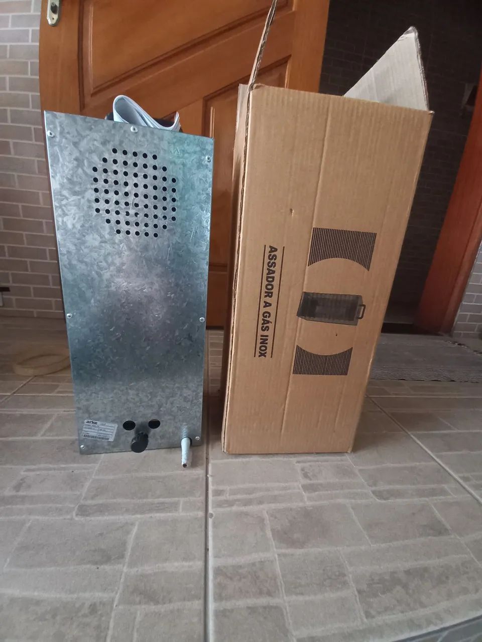 churrasqueira a gás para 10 espetinhos.  - Foto 2