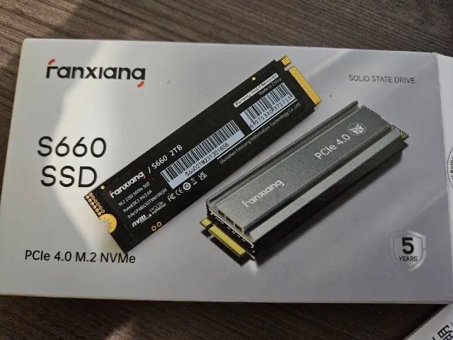 ssd nvme 2tb fanxiang s660 5000mb/s