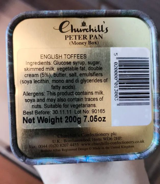 Cofre de lata Big Ben Peter Pan - Foto 6