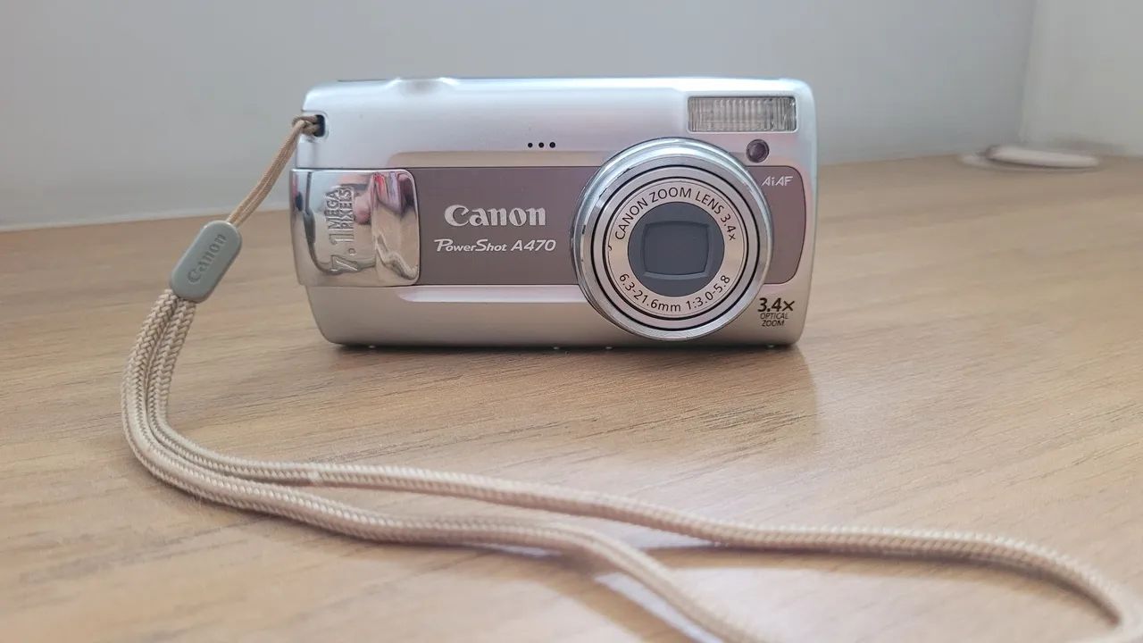 Câmera Canon PowerShot A470.