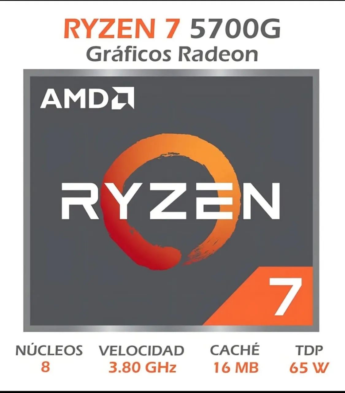 Ryzen 7 5700g64296583506050122