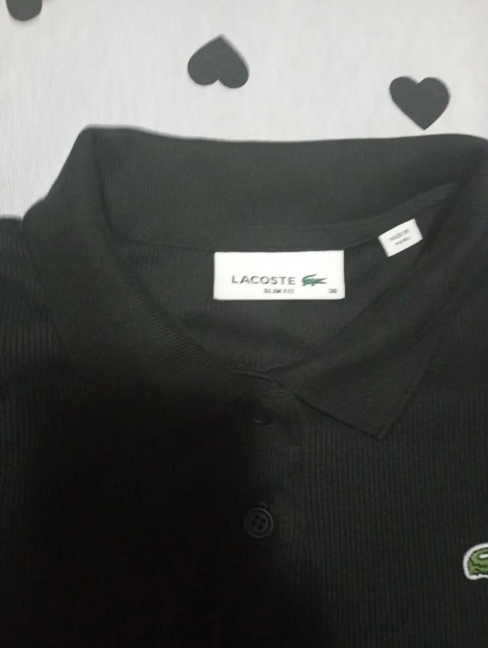 Polo Lacoste Feminina Preta - Foto 2