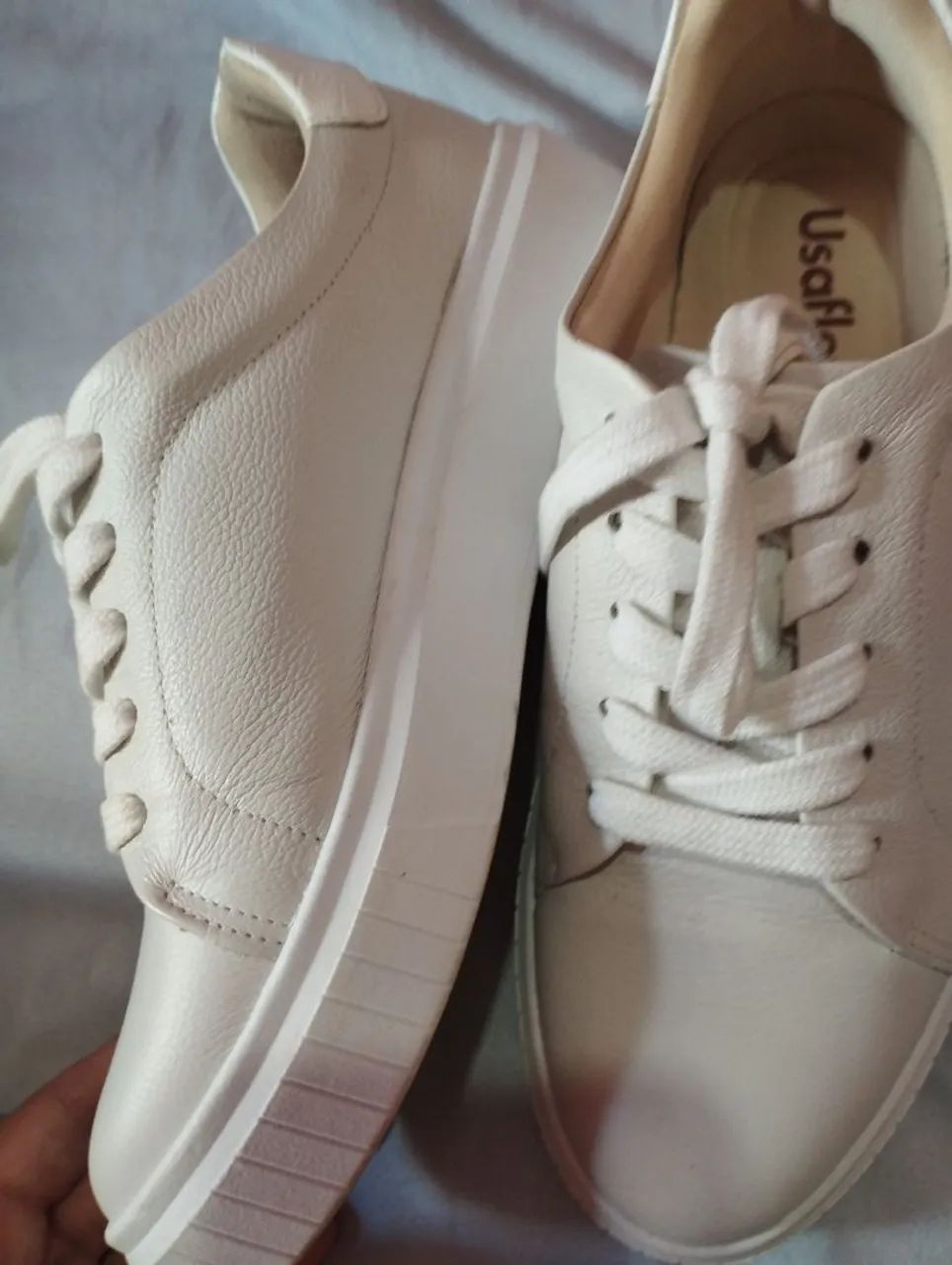 Tênis casual branco - Foto 4