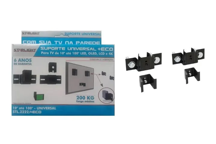 Suporte TV Fixo Universal Starlight