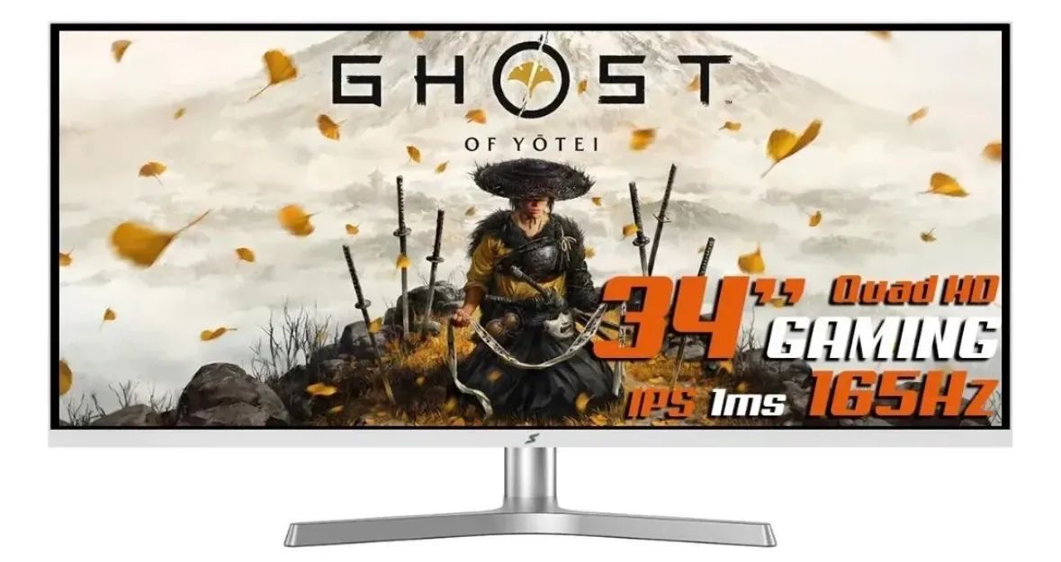 Monitor Gamer Superframe Vision Ultra 34 Pol 2.5k IPS branco  - Foto 5