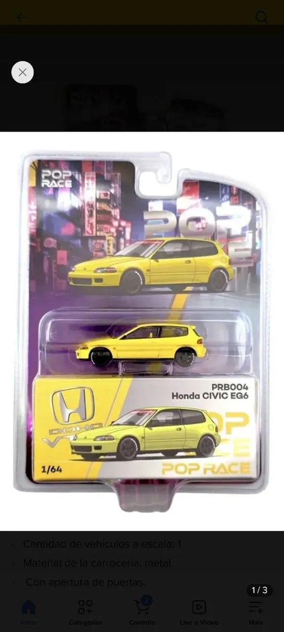 POP RACE PRB004 - HONDA CIVIC EG6