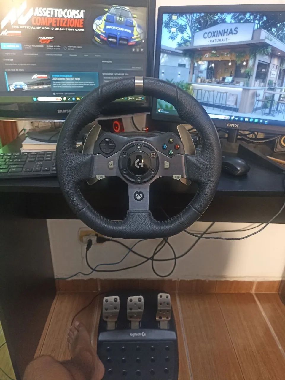 Volante Logitech g920 Xbox e Pc  - Foto 2