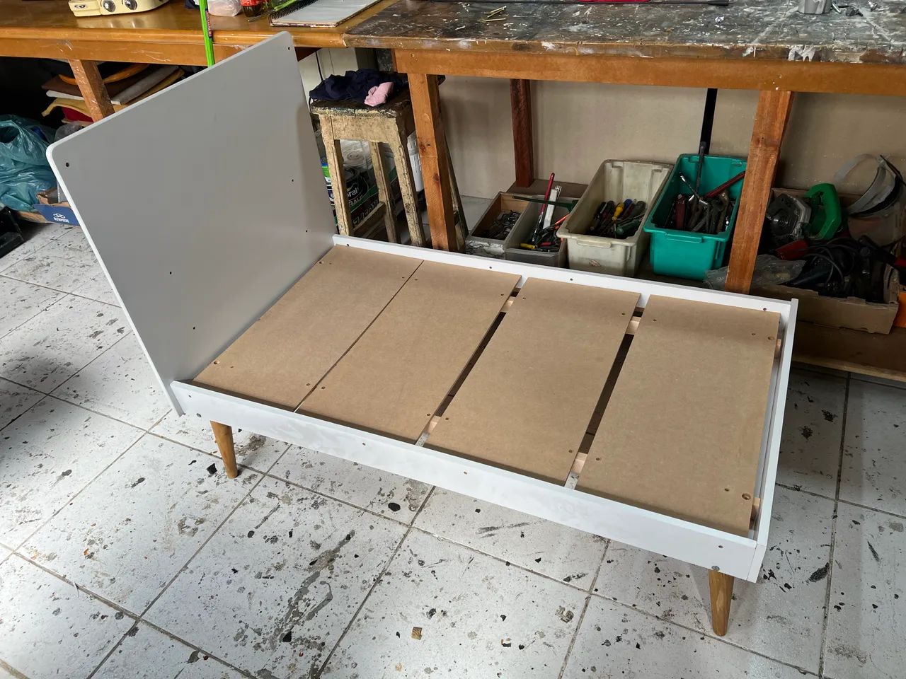 Berço Mini Cama Americano Branco  - Foto 4