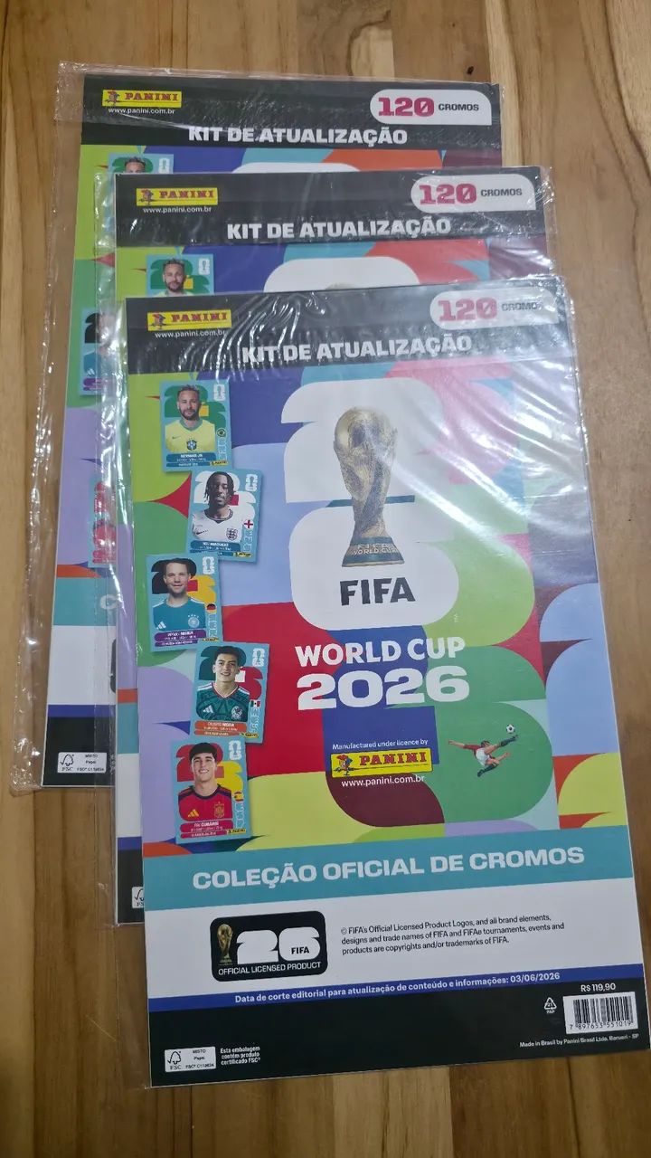 Kit atualização álbum copa