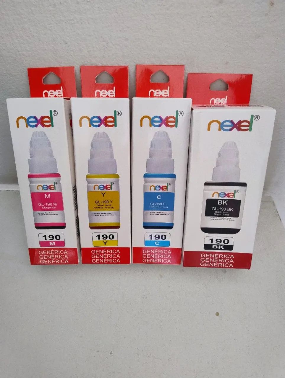 Kit tinta Canon 190 c/4 cores