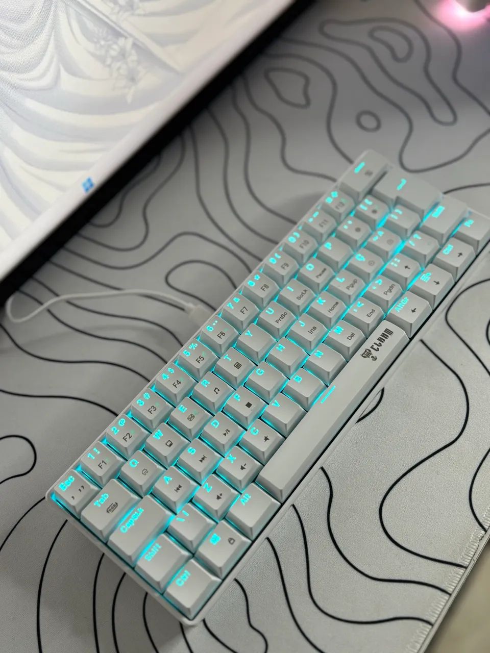 Teclado mecânico 60% Snow Walker v2 - Foto 3