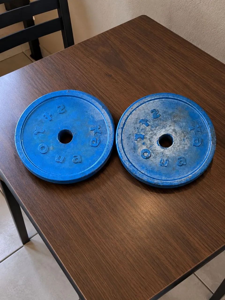 Vendo esse par de anilhas de concreto 8k cada  - Foto 5